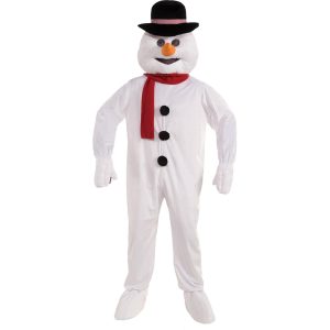 Adult Snowman Mascot Costume
