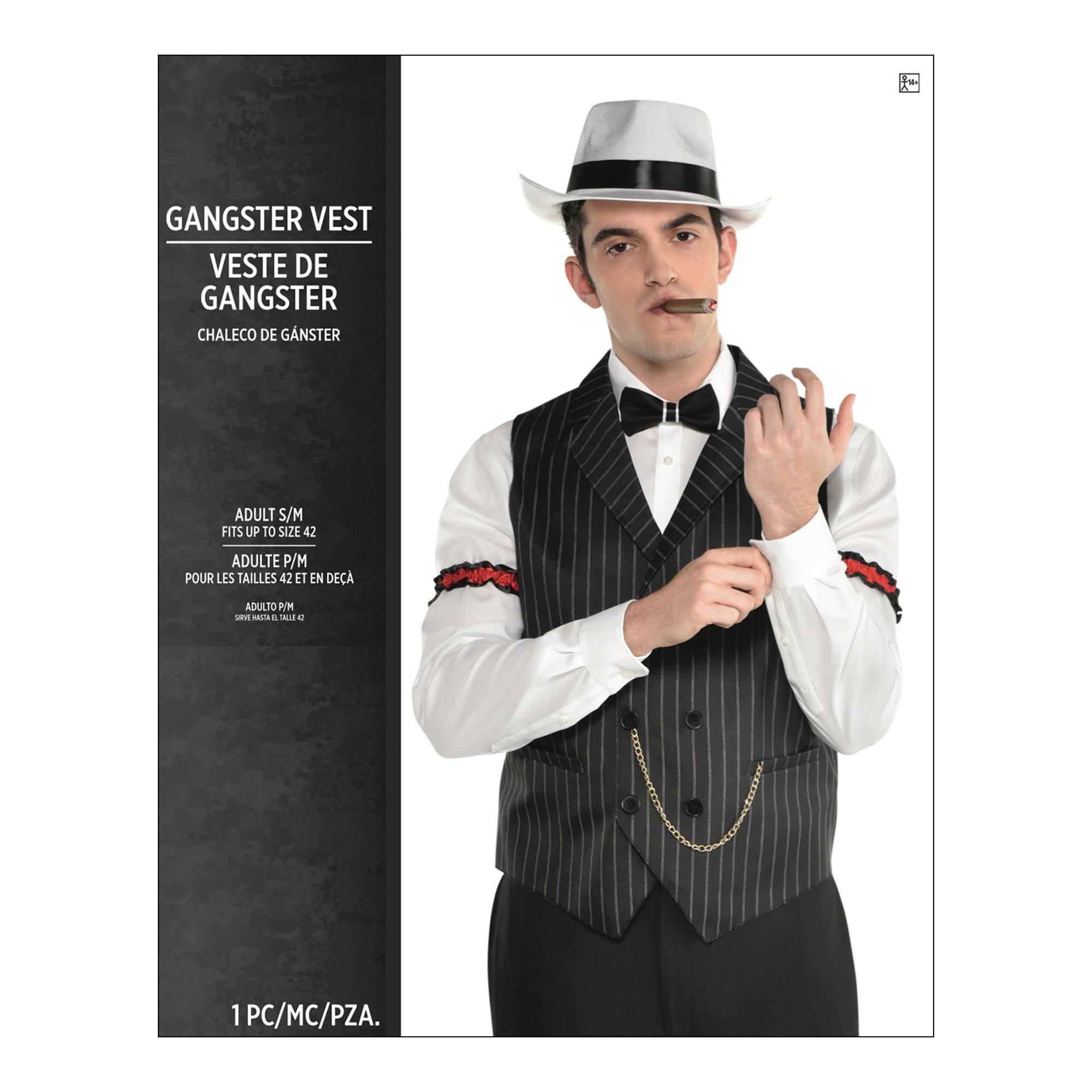 Roaring 20s Gangster Vest for Adults - Image 3