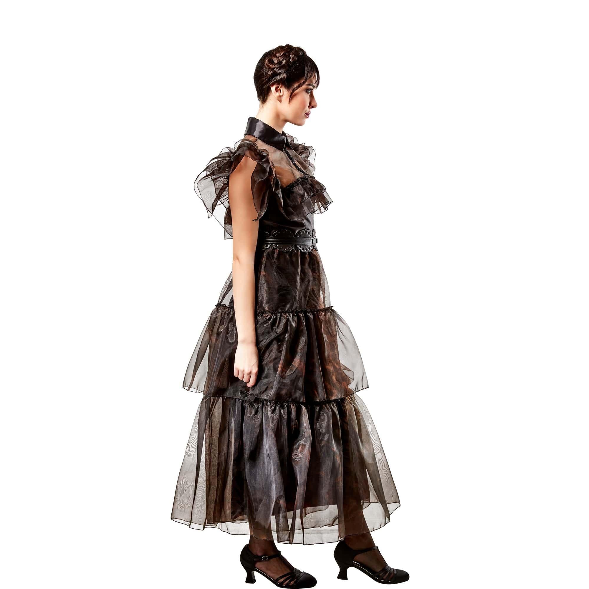 Wednesday Addams Rave'n Dance Dress – Adult Costume - Image 2