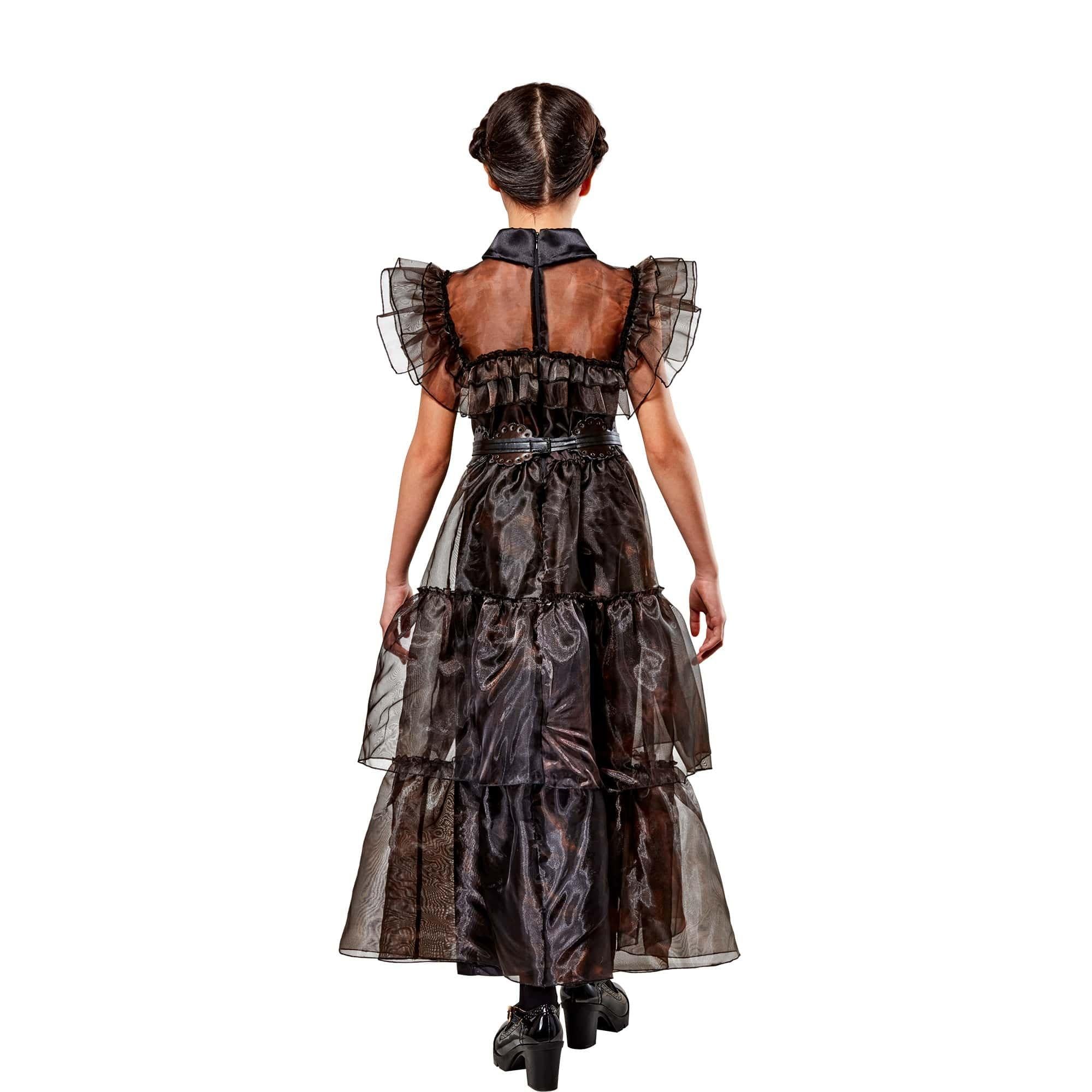 Wednesday Addams Rave'n Dance Dress – Girls Costume - Image 4