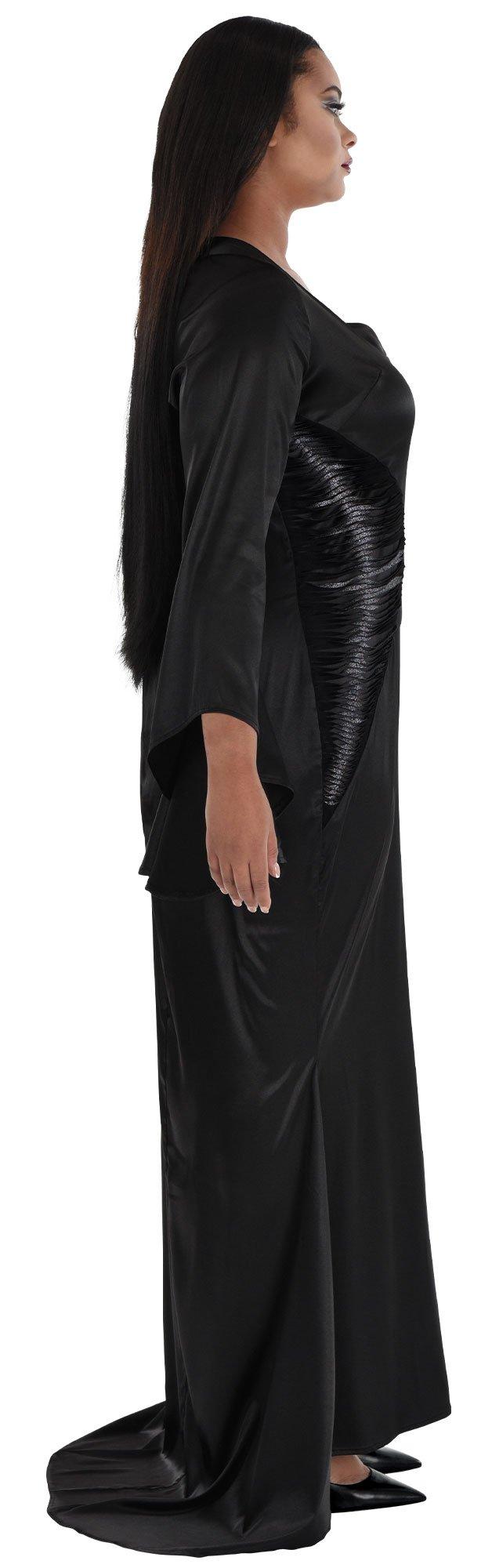 Adult Morticia Addams Plus Size Costume - Wednesday TV Series - Image 2