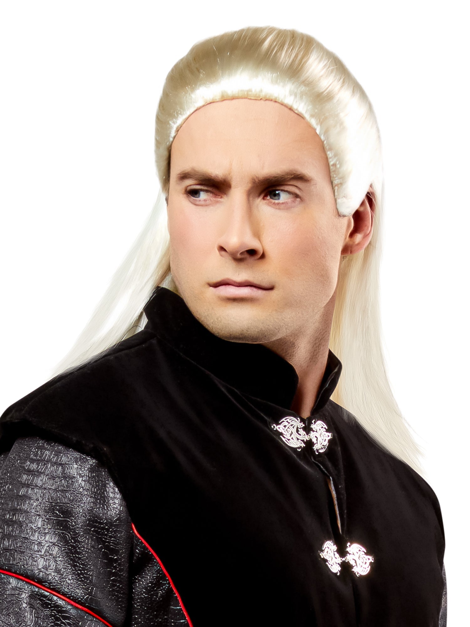 Men's House of the Dragon Daemon Targaryen Blonde Wig - Image 2